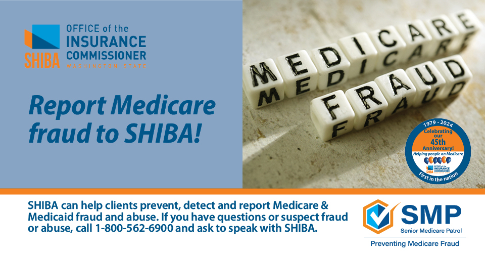 Report Medicare fraud to SHIBA! social media graphic